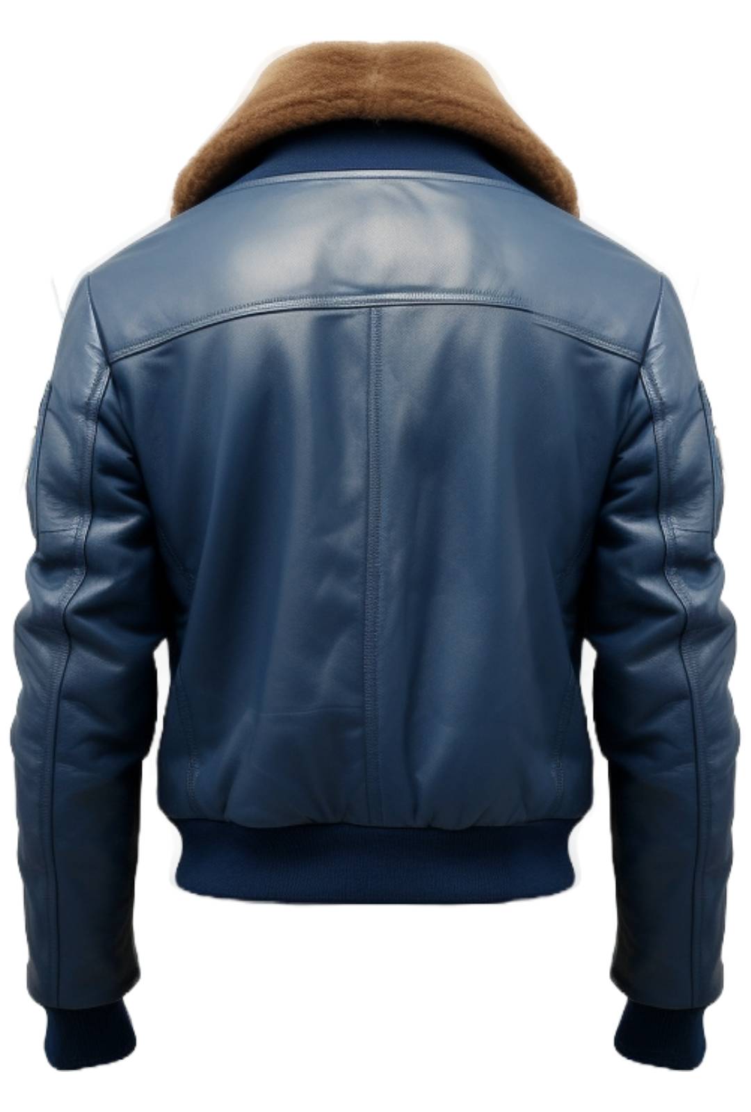 Flight Bomber Leather Jacket – Men Bomber Leather Jacket