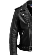 Men’s Black Biker Leather Jacket - Biker Leather Jacket Black