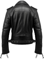 Men’s Black Biker Leather Jacket - Biker Leather Jacket Black