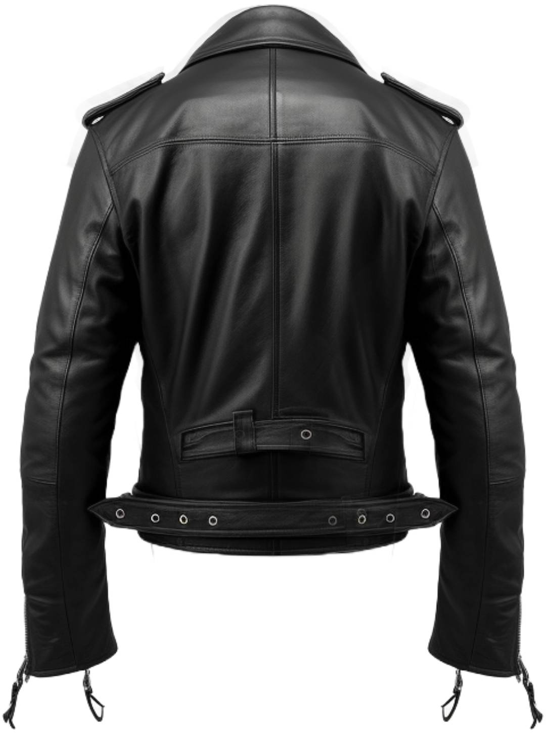 Men’s Black Biker Leather Jacket - Biker Leather Jacket Black