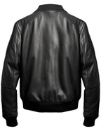 Men Leather Jacket Black Bomber – Leather Jacket Men