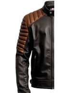 Men’s Black and Brown Leather Jacket - Leather Jacket Black Brown