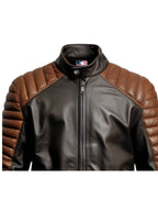 Men’s Black and Brown Leather Jacket - Leather Jacket Black Brown