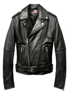 Men’s Black Leather Biker Jacket – Biker Leather Jacket