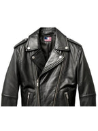 Men’s Black Leather Biker Jacket – Biker Leather Jacket