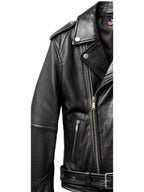 Men’s Black Leather Biker Jacket – Biker Leather Jacket