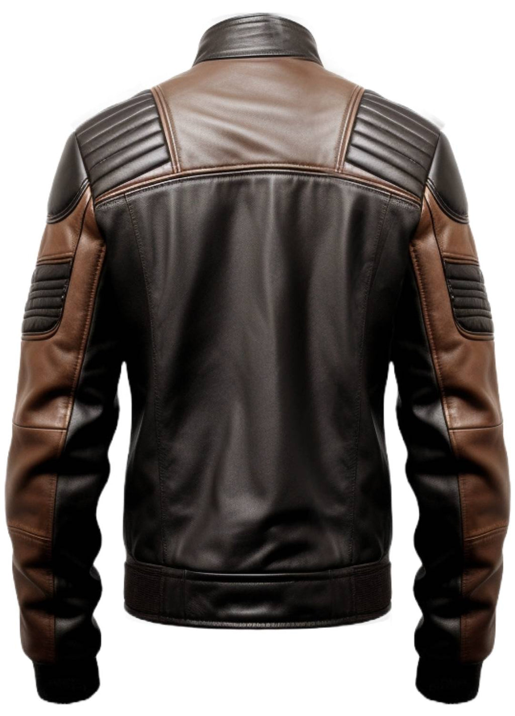Men Black Leather Jacket - Leather Brown Jacket