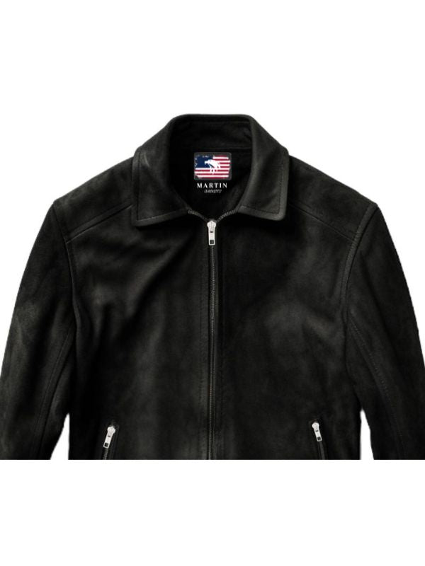 Men’s Black Suede Leather Jacket – Leather Jacket for Men