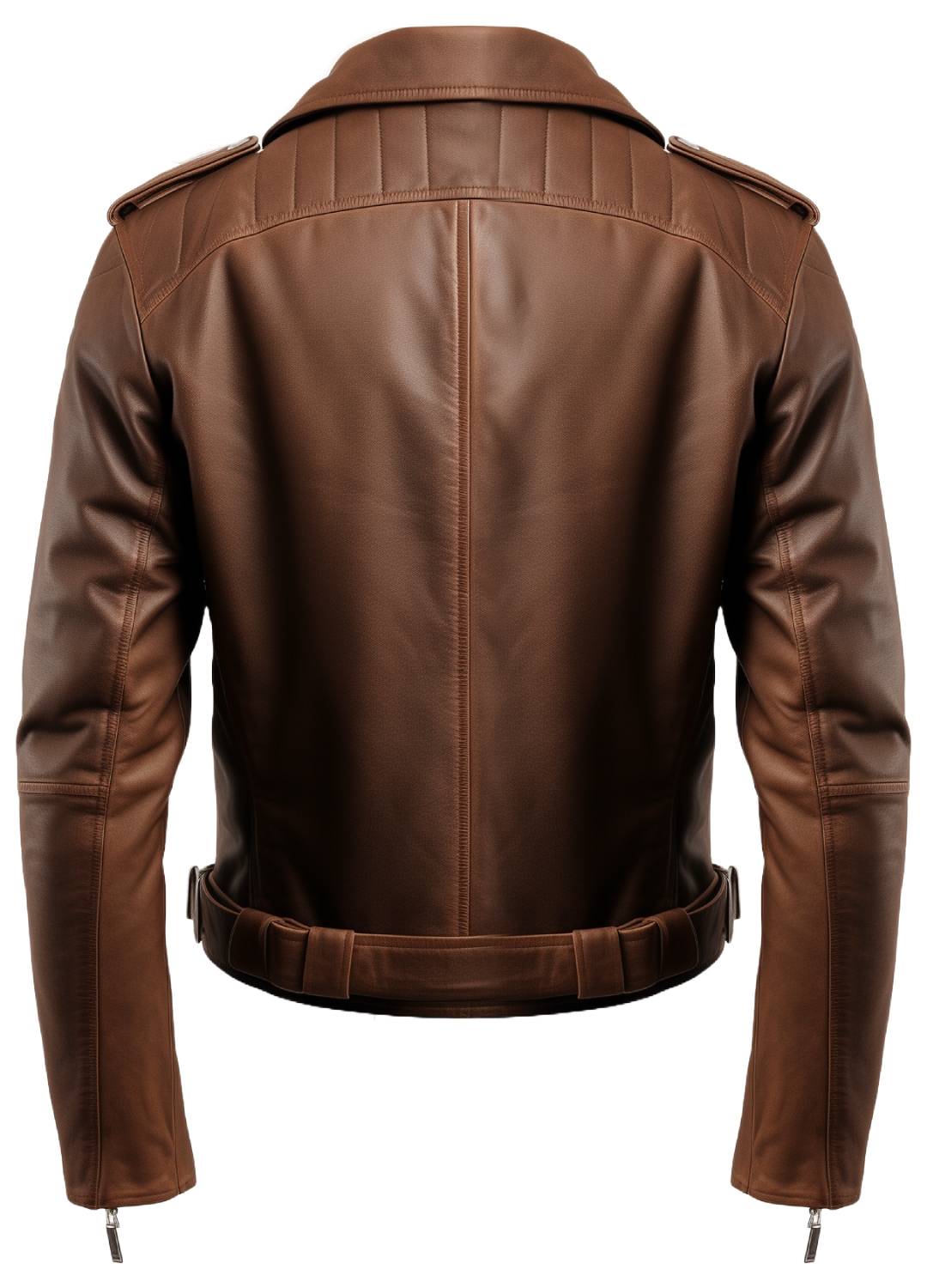 Men’s Brown Biker Leather Jacket – Brown Moto Jacket