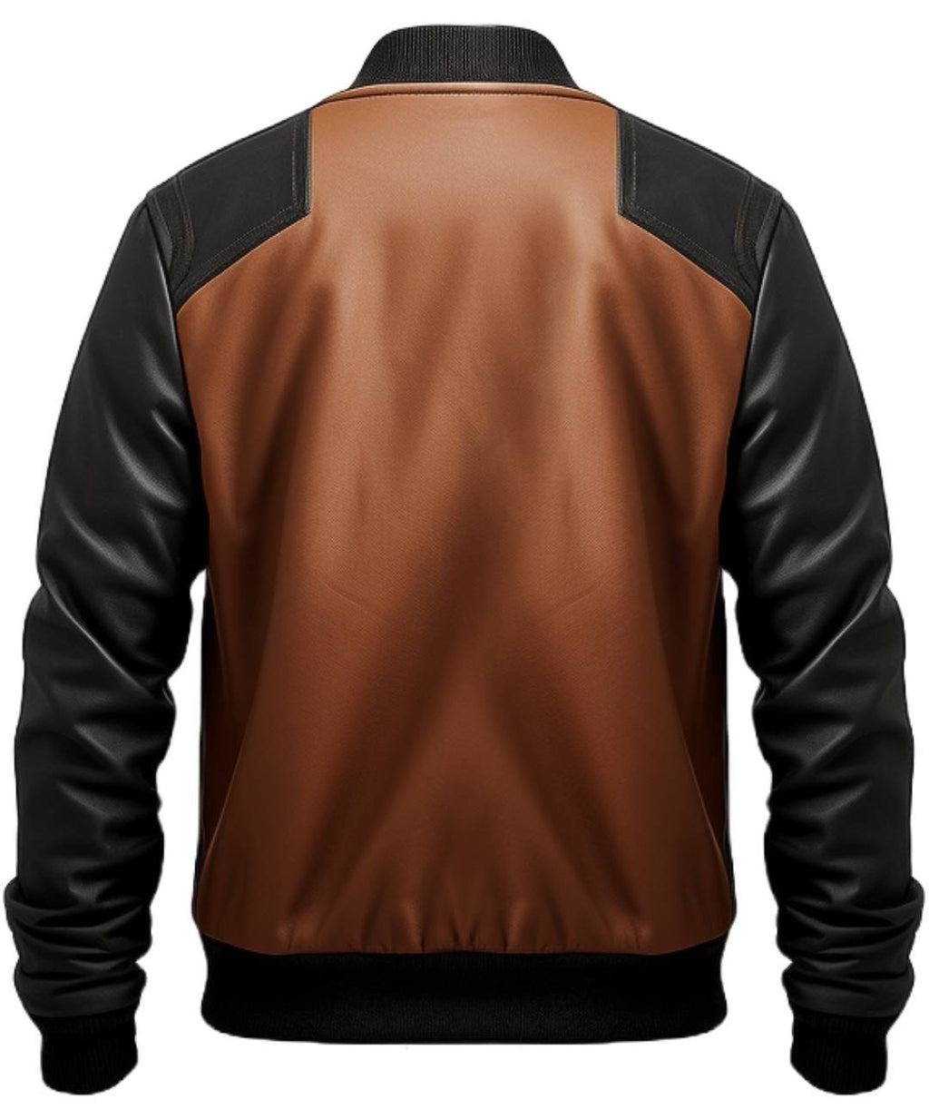 Men Brown Leather Bomber Jacket – Brown Leather Jacket Men