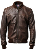 Men’s Dark Brown Leather Jacket