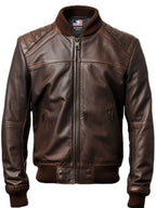 Men’s Dark Brown Leather Jacket