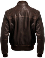 Men’s Dark Brown Leather Jacket