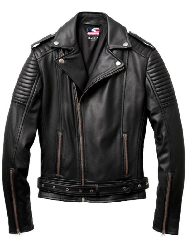 Men’s Real Leather Biker Jacket – Genuine Leather Jackets