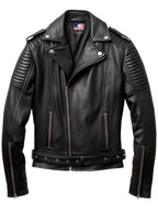 Men’s Real Leather Biker Jacket – Genuine Leather Jackets