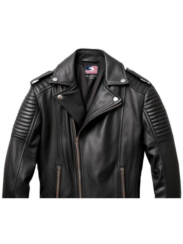 Men’s Real Leather Biker Jacket – Genuine Leather Jackets