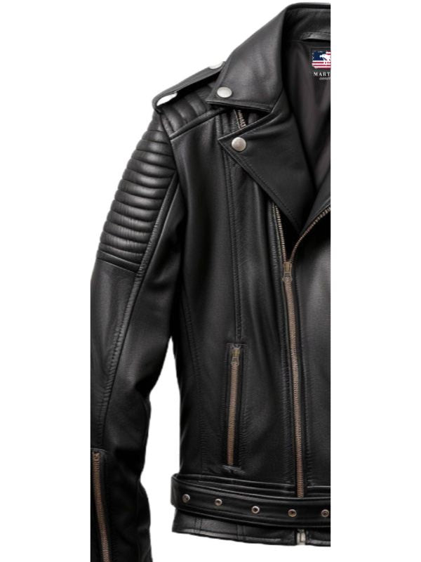 Men’s Real Leather Biker Jacket – Genuine Leather Jackets