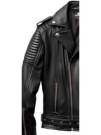 Men’s Real Leather Biker Jacket – Genuine Leather Jackets