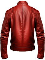 Men’s Red Leather Jacket – Bold Red Jacket