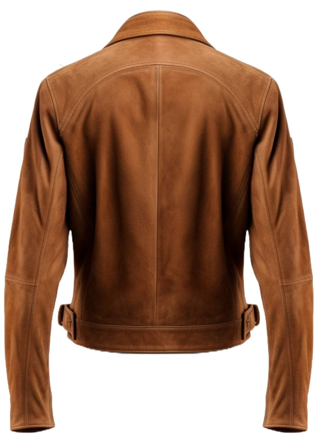 Men’s Camel Brown Suede Leather Jacket