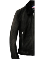 Men’s Suede Leather Jacket Black – Suede Black Jacket