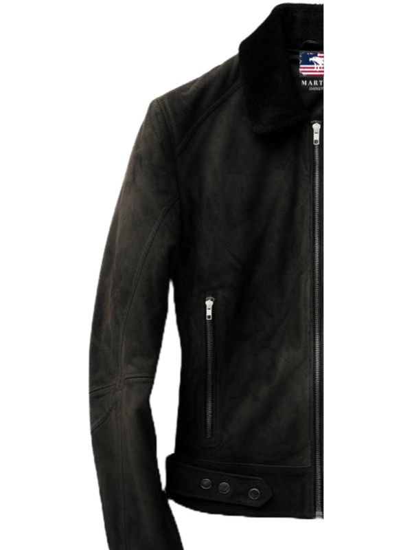 Men’s Suede Leather Jacket Black – Suede Black Jacket