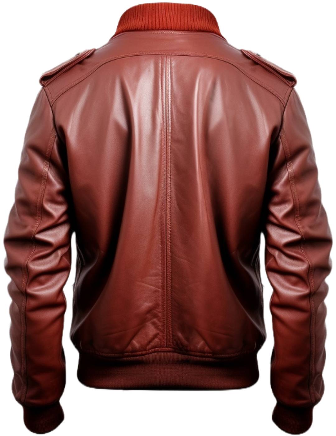 Men’s Tan Brown Bomber Leather Jacket – James Brown Leather Jacket