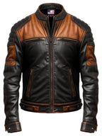 Men’s Tan Brown Leather Jacket - Jackets for Men