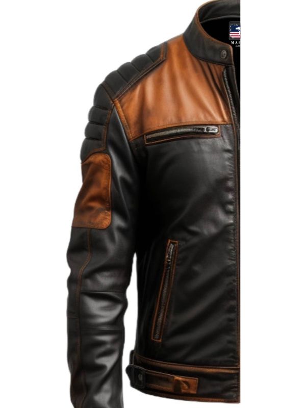 Men’s Tan Brown Leather Jacket - Jackets for Men
