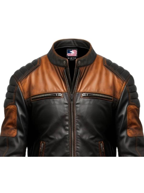 Men’s Tan Brown Leather Jacket - Jackets for Men