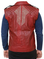 Men's Vintage Biker Leather Vest