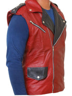 Men's Vintage Biker Leather Vest