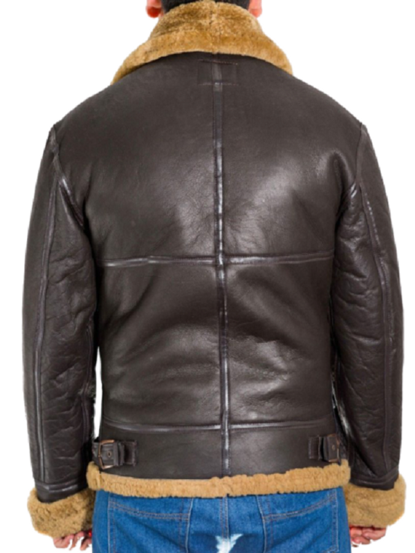 Men’s Trending B3 Bomber Shearling Leather Jacket