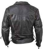 Men’s Brando Rub-Off Leather Jacket