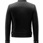 Vinnie Black Leather Jacket - Men Leather Jacket Black