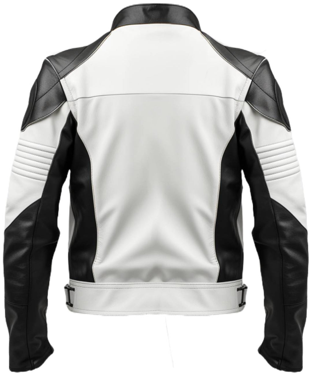 White Faux Leather Jacket