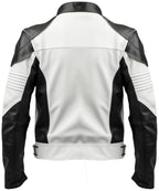 White Faux Leather Jacket