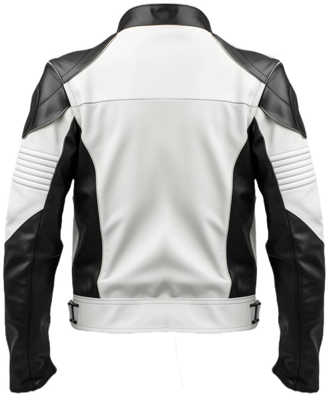 White Faux Leather Jacket