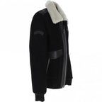 Men's Premium Leather Aviator Jacket with Detachable Collar