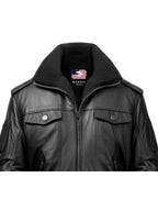 Black Jacket - Black Real Leather Jacket