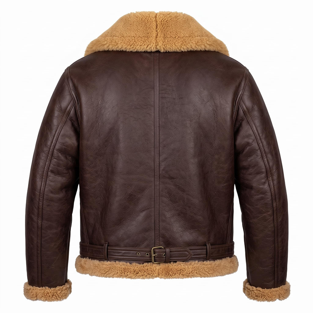 Men's Classic RAF Aviator Sheepskin Leather Dean Winchester Jacket