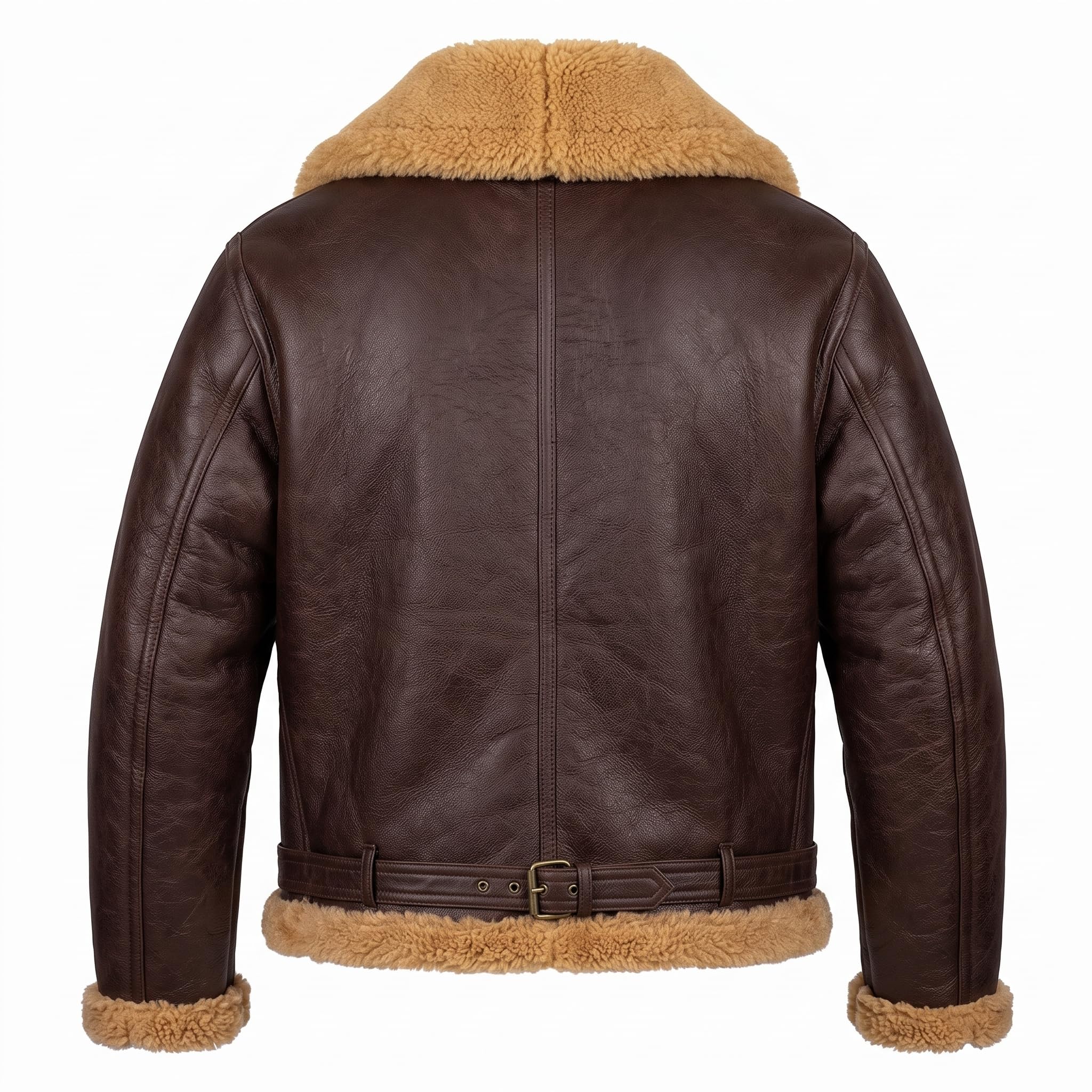 Men's Classic RAF Aviator Sheepskin Leather Dean Winchester Jacket
