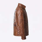 Attack on Titan Survey Corps Leather Jacket | Man's Military Scout Cosplay Coat