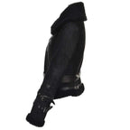 Women's Fitted Sheepskin Aviator Flying Jacket | Leather Slim fit Aviator pilot jacket