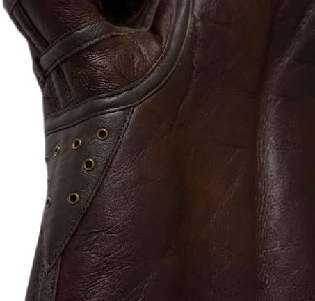 Men's Classic RAF Aviator Sheepskin Leather Dean Winchester Jacket