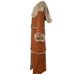 Women’s Sheepskin Long Suede Trench Coat
