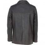 Classic Men's Dark Brown Leather Jacket: AWM-VOYAGER - Timber AND Hide