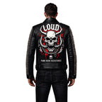 Men's Handmade Studded Leather Biker Jacket | Punk Rock Gothic Patchwork | Halloween Costume