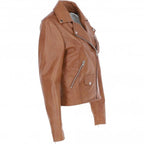 Women's Classic Moto Leather Jacket
