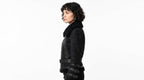Women's Fitted Sheepskin Aviator Flying Jacket | Leather Slim fit Aviator pilot jacket